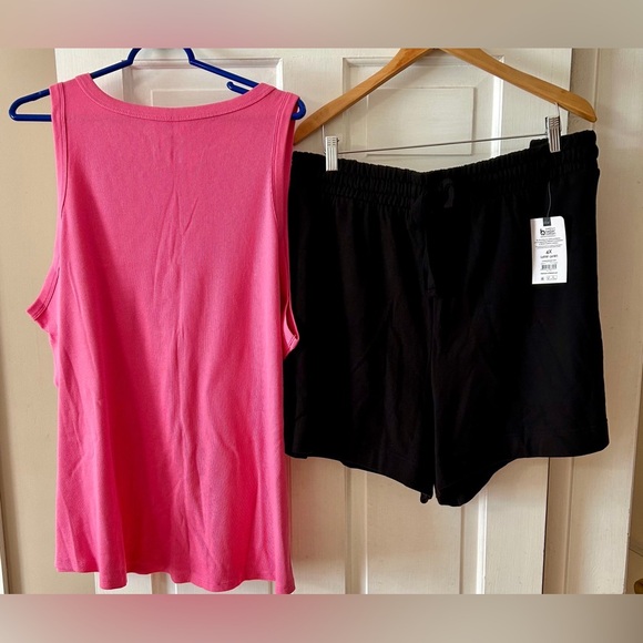 Women’s Terra & Sky French Terry Shorts w/ Top 4x - Picture 2 of 4